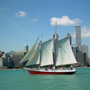 red witch sailboat kenosha